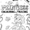 LelandBooks: Princess Colouring and Tracing for Kids age 3-5