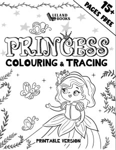 LelandBooks: Princess Colouring and Tracing for Kids age 3-5