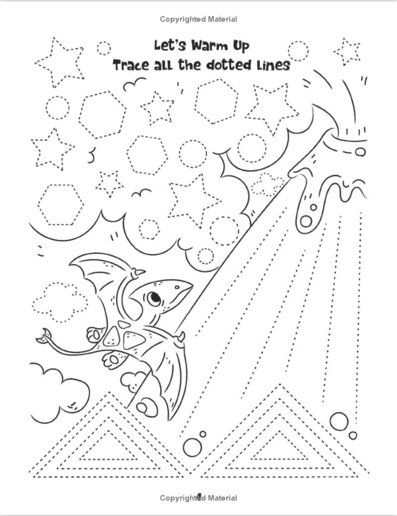 Tracing Book for 6 year olds Fun with Drawing, Dot