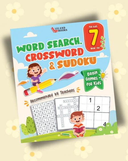 Brain Games for Kids: Word Search, Crossword & Sudoku for 7 year old (Brain Games for Clever Kids)